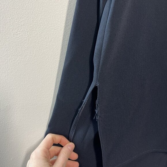 Stella McCartney NWT‎ Navy Blue Arlesa Quarter Zip Blouse Size 42 - Picture 3 of 10